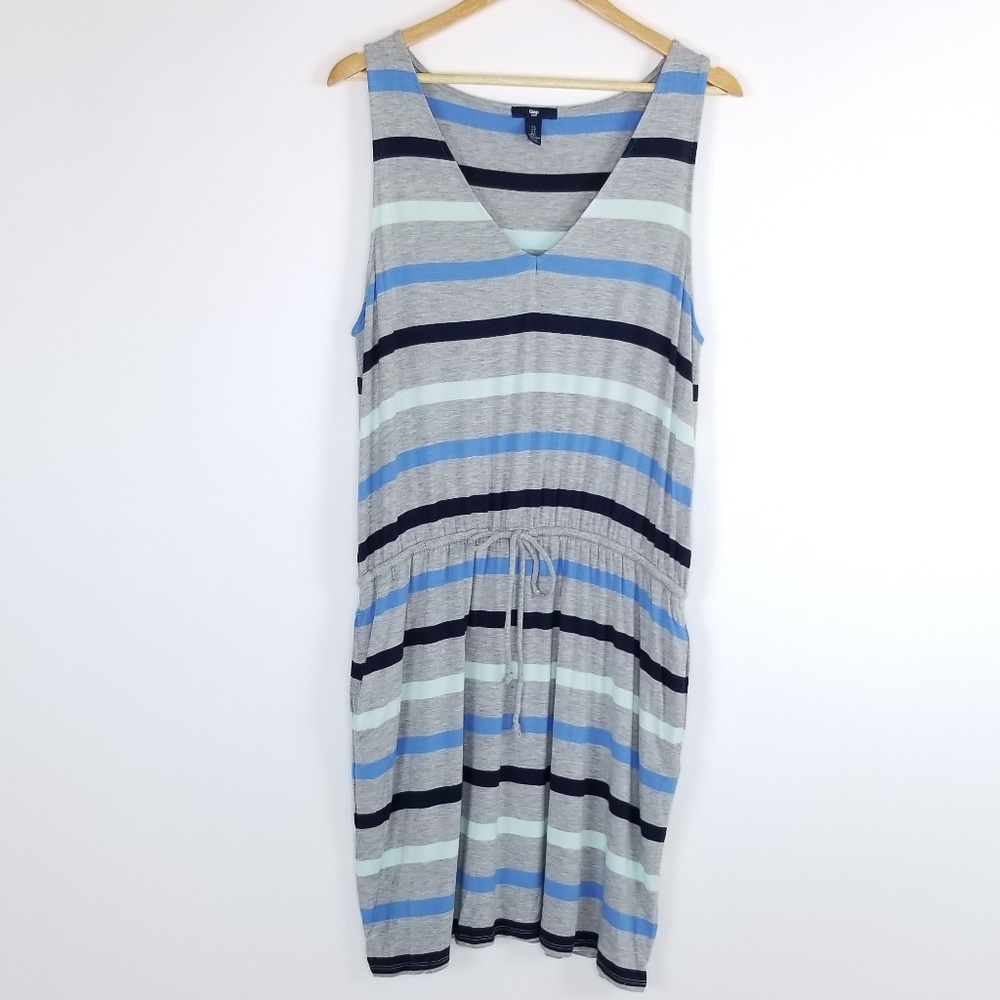 Gap Drawstring dress Pockets Size Large